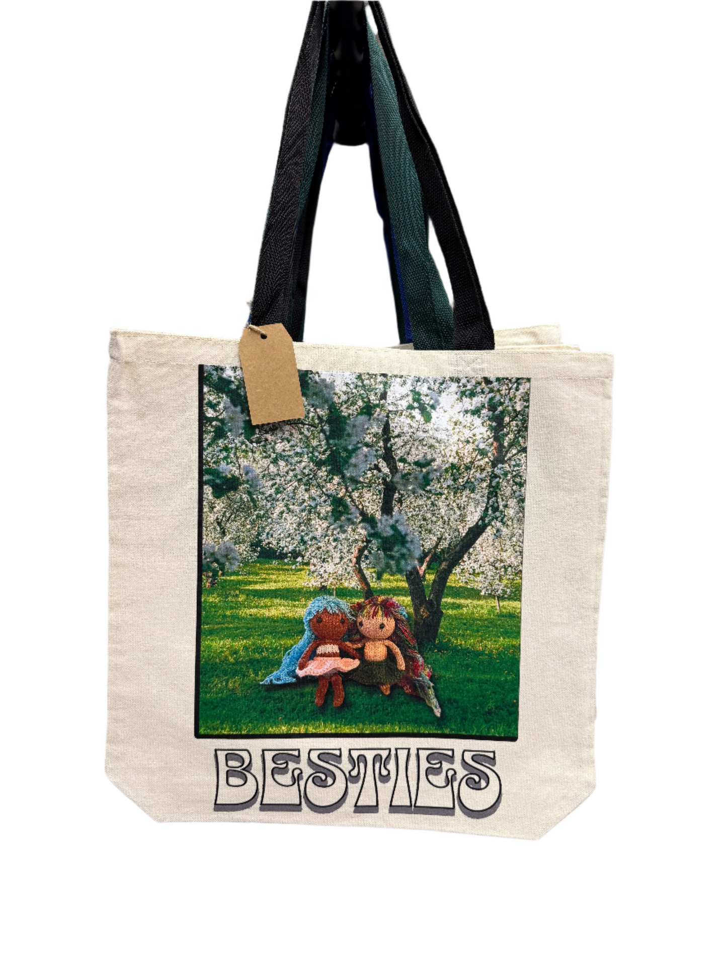 Bolsa de tela Besties – Bolsa de lona de la amistad | Mitten Hippie