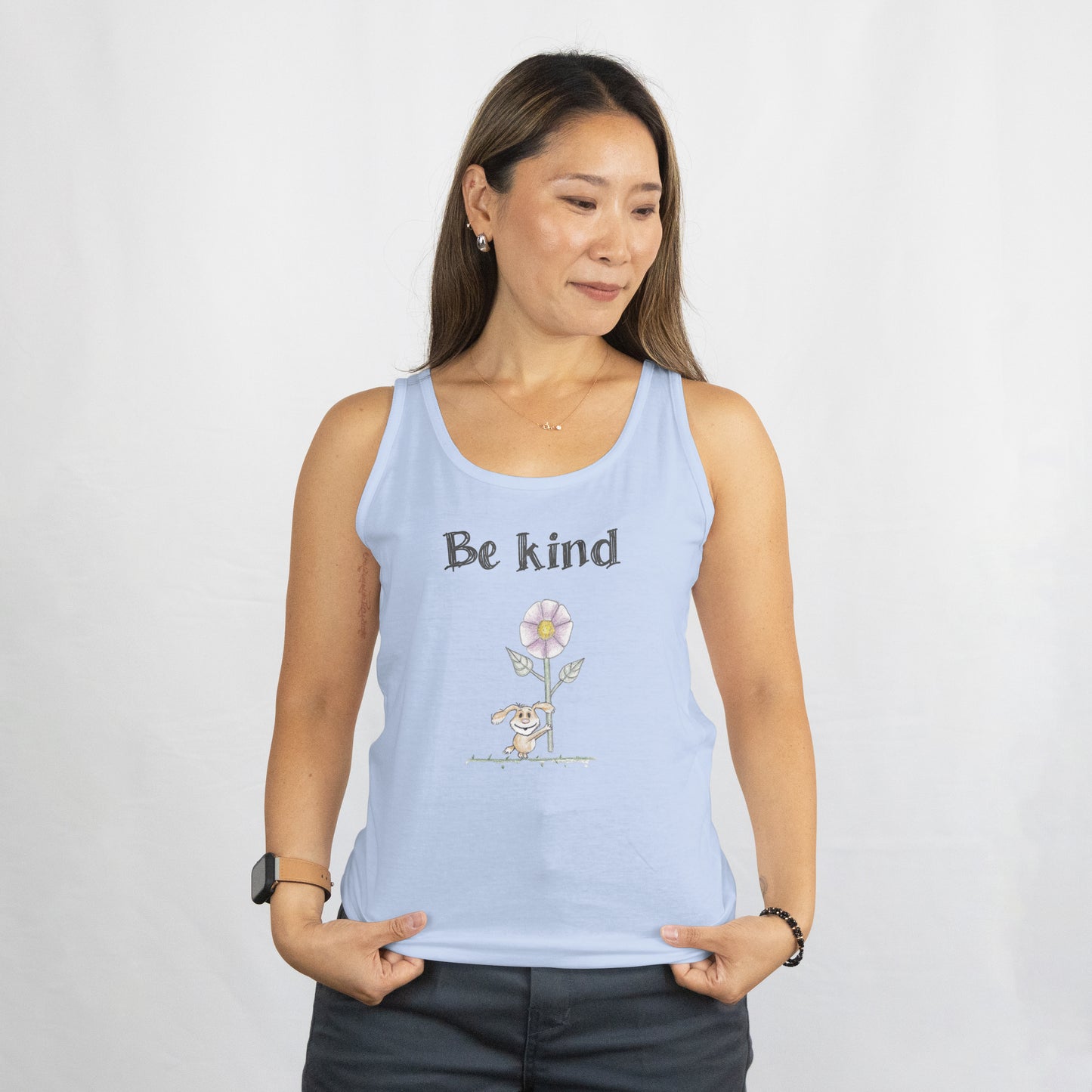 Camiseta de tirantes holgada con espalda nadadora y diseño de rana arbórea: Top deportivo con gráficos inspirados en la naturaleza | Mitten Hippie