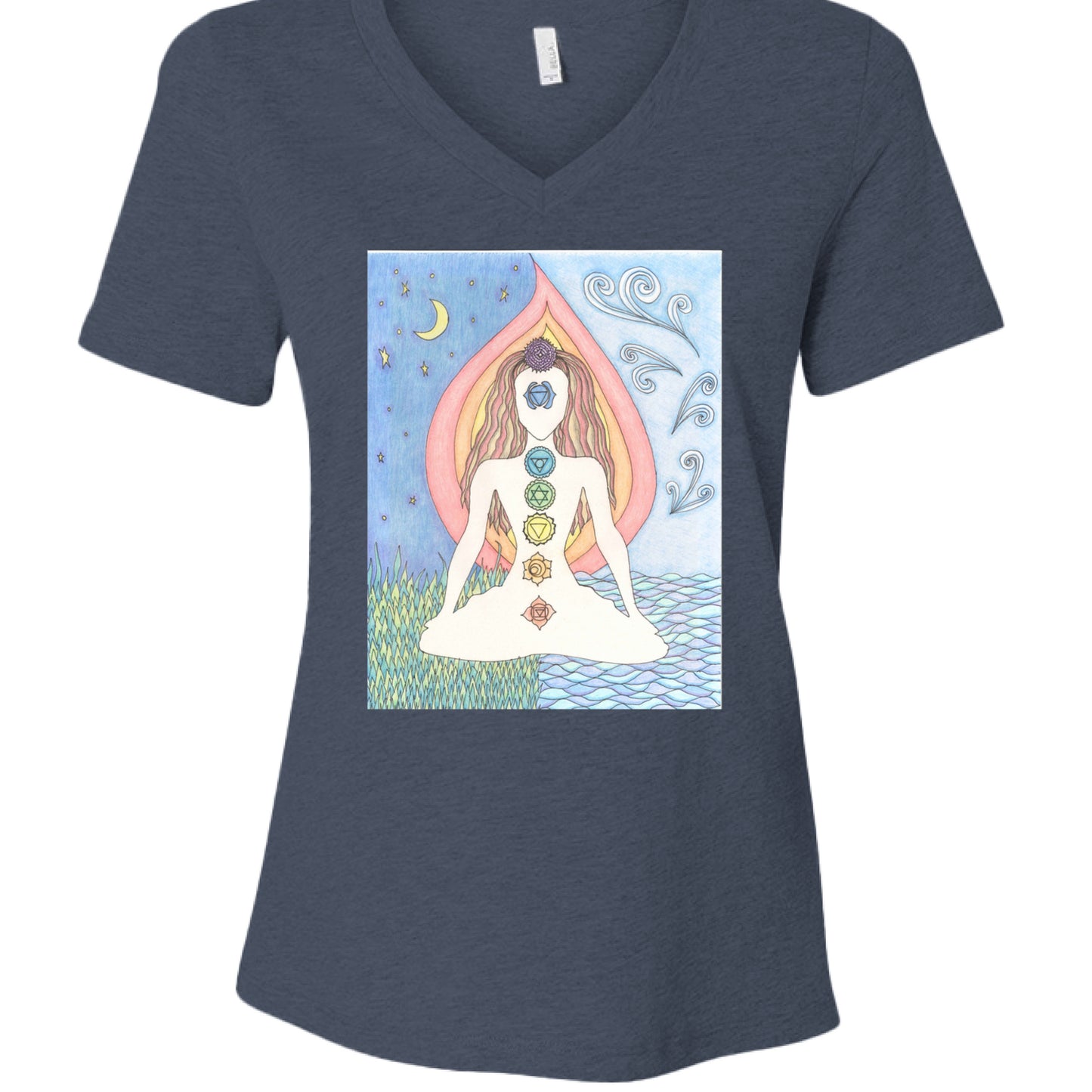 Heather Navy - FRONT