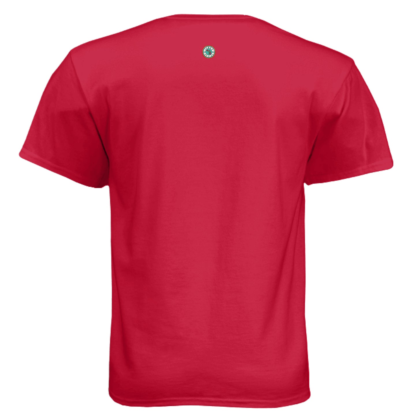 Red - BACK with Mitten Hippie Logo