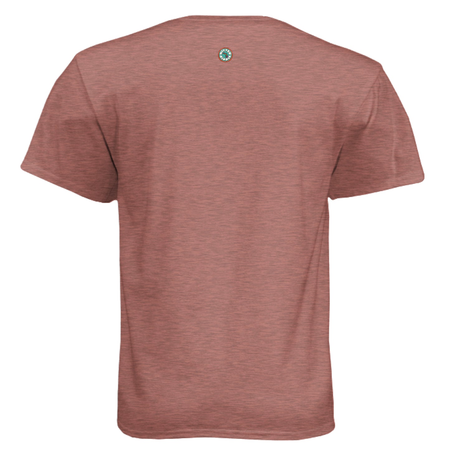 Heather Mauve - BACK of Let’s Drink About It t-shirt, Mitten Hippie Apparel